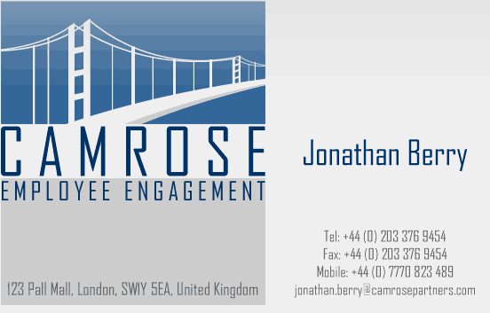 CAMROSE EMPLOYEE ENGAGAGEMENT